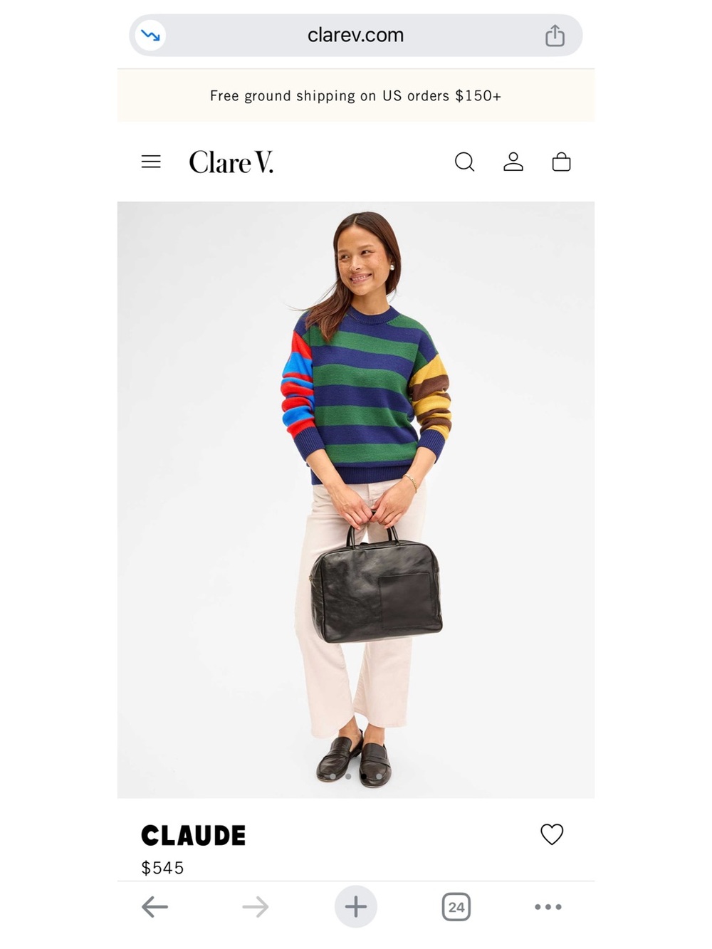 Clare V. “Claude” leather bag - Picture 15 of 15